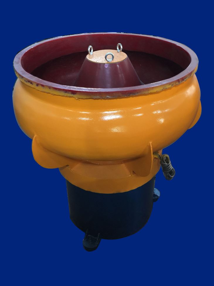 Vibratory Polishiing Machine For Wooden Parts